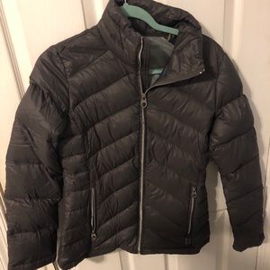 Calvin Klein Grey Premium Down Packable Jacket